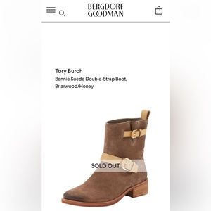 Tory Burch leather Bennie boots size 7.5